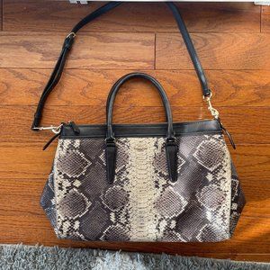 Coach Morgan Satchel in Embossed Snakeskin - F35881